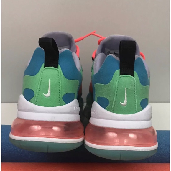 Nike Air Max 270 React Electro Green Crimson 6.5 - Picture 8 of 11